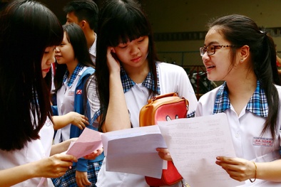 Điểm sàn Đại học 2014: Xuất hiện điểm 9,5 môn Văn